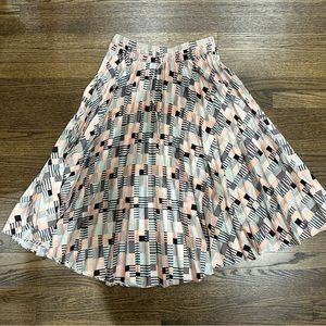 NWOT! Club Monaco midi skirt in fab geometric pattern